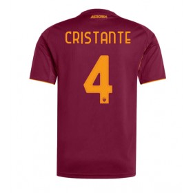 Pánské fotbalový oblečení AS Roma Bryan Cristante #4 Domácí košile 2025-26 Krátkým Rukávem